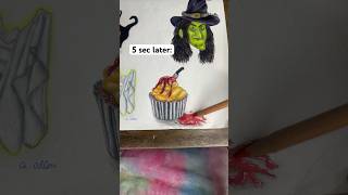 ✋🤩😩😳SatIsFying a pumpkin …with my thick Posca markers #shorts #tiktok #youtube
