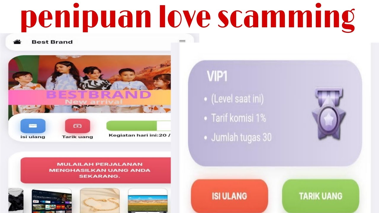 Best brand penipuan love scamming