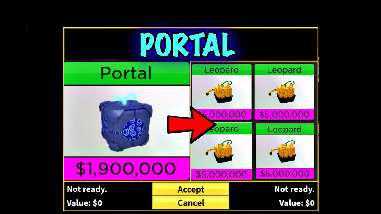 🌌 What do PEOPLE trade for a NEW PORTAL Fruit in Blox Fruits