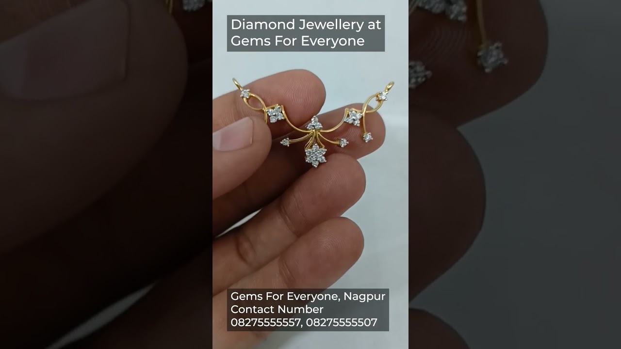 Beautifully Crafted Diamond Tanmaniya Mangalsutra ✨💎 