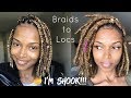 BLONDE FAUX LOC BOB in 3 HRS!!!!!