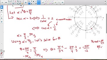 Solving Trigonometric Equations: Secant II