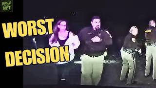 Woman on Probation RAMS Squad Car and Flees Police| Former Cop Analysis
