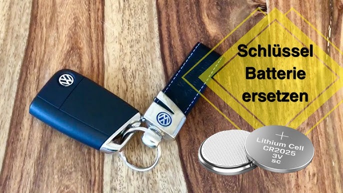 VW Golf 8 Schlüssel Batterie wechseln - so einfach gehts