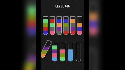 Water sort puzzle level 414