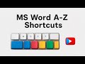 MS Word ki A se Z tak sabhi important shortcut keys