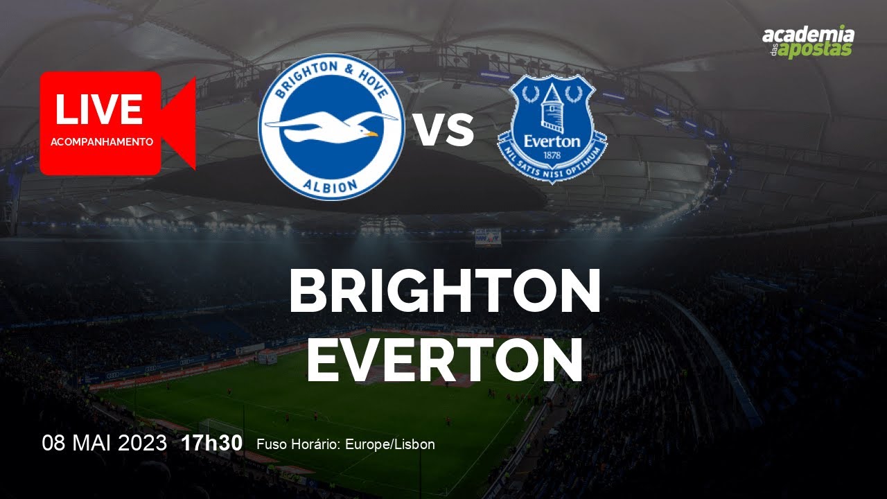 Brighton vs Everton Premier League ao VIVO