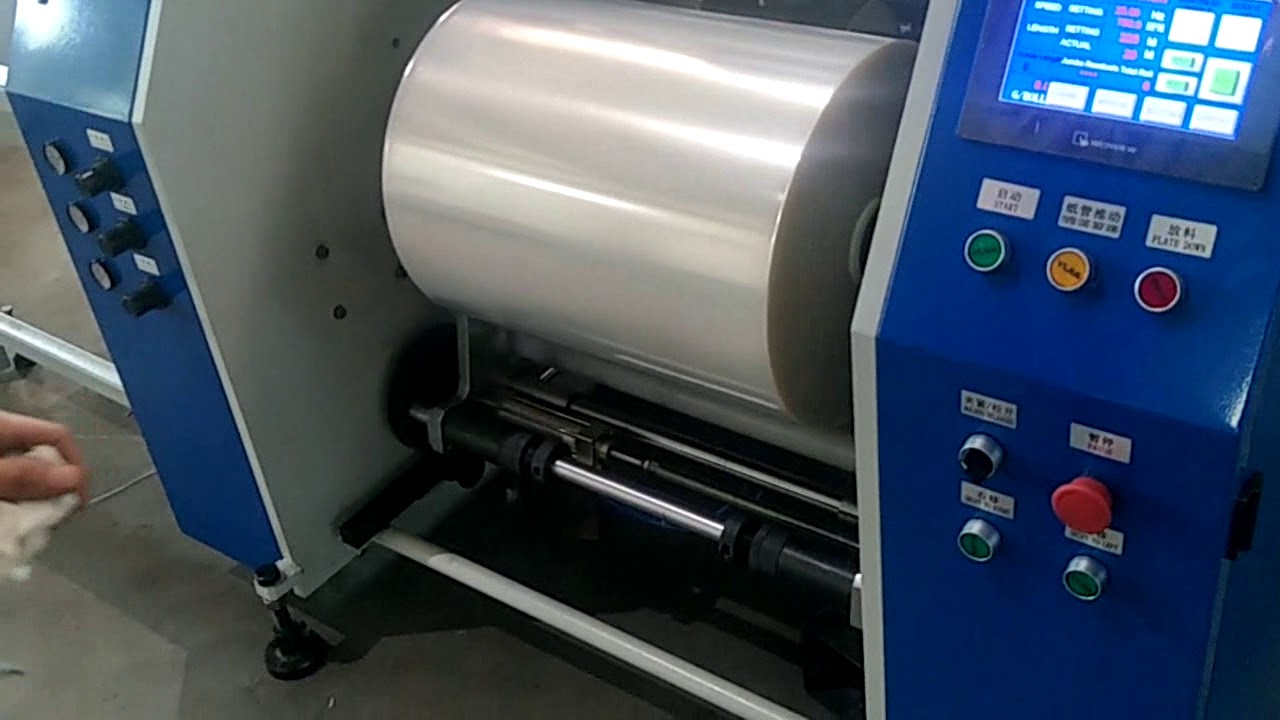 ReXHD Fully Automatic stretch film rewinder machine YouTube