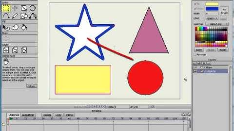 Anime Studio 8 Tutorial:  Select Points Tool