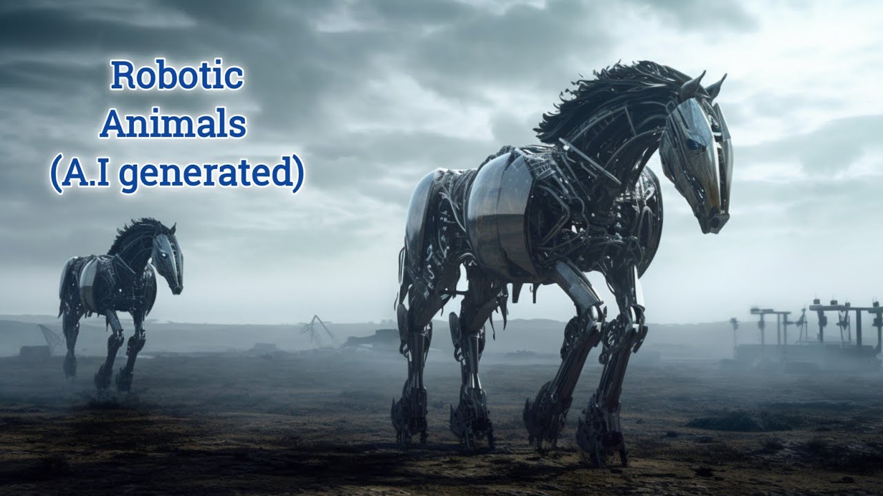 "Robotic Wildlife of Tomorrow: The Marvels of Future Animal Technology!" (A.I generated)