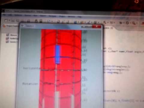opengl cylindrical menu