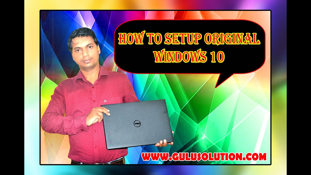 Setting up and getting started with a Windows 10 laptop...... - YouTube