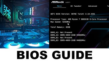 ASRock Bios-Optimierung! 9800X3D | X870E Taichi | EXPO PC 6000 CL28 G.Skill AM5 PI 1.2.0.3a Patch A