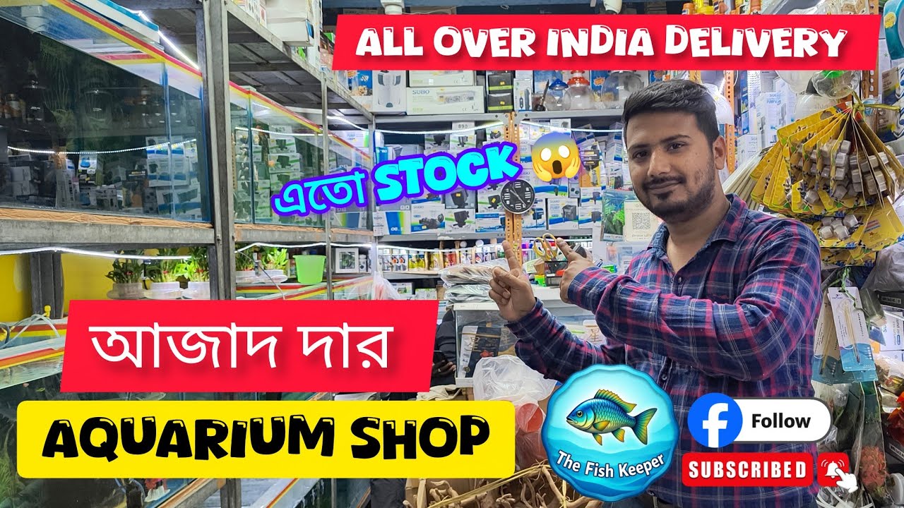 🔥Visit আজাদ দার Aquarium Shop #aquarium #seramporepetmarket 