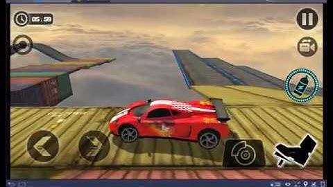 Best time Mission 15 !!! Impossible Stunt Car Tracks 3D. (by music El M3allem - Al Sharq)
