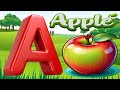 Phonics Song 2 with TWO Words in 3D - A For Airplane - ABC Alphabet Songs with Sounds for Childrens
