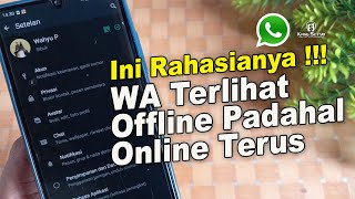 Cara Agar WA Terlihat Offline Berhari Hari Padahal Online