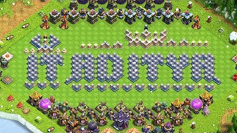clash of clan showcase base by the name IT ADITYA// COC base art