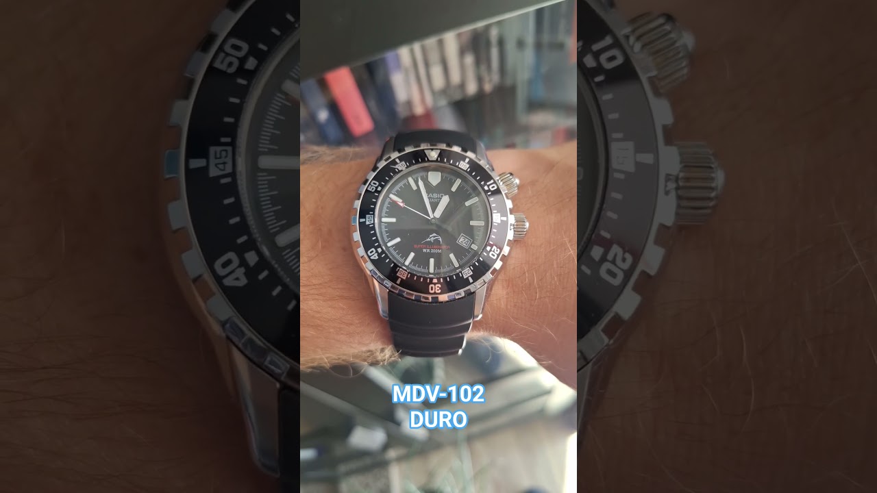 Casio MDV-102 Duro Marlin Diver - Dual Illuminator 