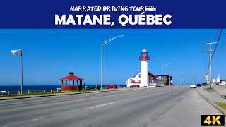 ⚜️ 🚗 Matane, Québec 🌊 4K Drive