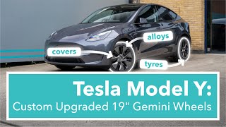 Tesla Model Y: MODIFYING 19" Gemini Wheels (Alloys, Aero Covers, Michelin Tyres)
