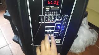 UNBOXING MULTILASER SP 297 ACTIVE SPEAKER / 250W RMS 15 DRIVER. ACTIVE BLUETOOTH AMPLIFIED SPEAKER