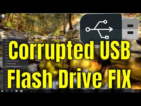 How to Fix a Corrupted USB Flash Drive and Recover Data