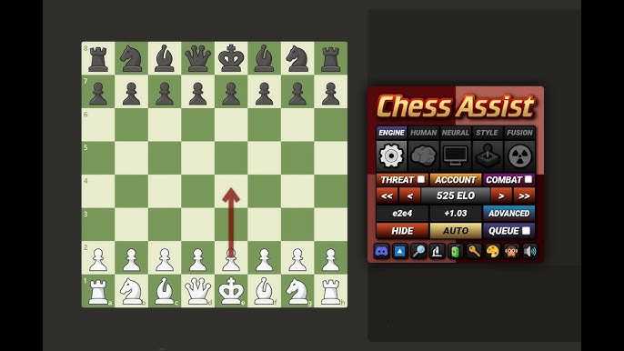 ChessBot playing on FlyOrDie.com 