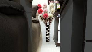 Waste box se banaya ye beautiful sa Vase #craft #diy #cardboardcraft #cardboard #flowervase #art