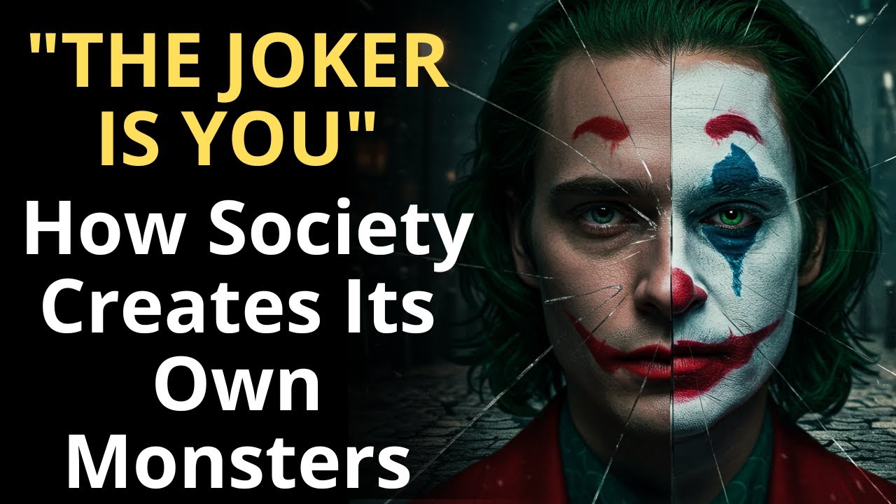 THE JOKER IS YOU: HOW SOCIETY CREATES ITS OWN MONSTERS 