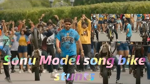 Sonu Model song bike stunts Laila movie shooting 📽️#movie #laila #lailasong