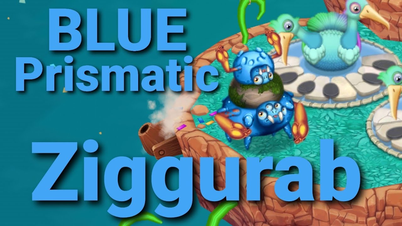 Dawn of Fire - Blue Prismatic Ziggurab in Party island