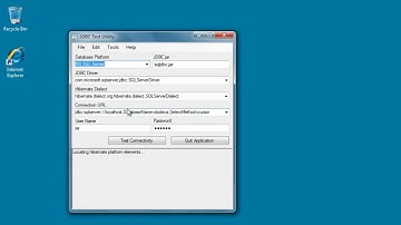 Running the JDBC Test Utility (Installing Dodeca, Part 3/5)
