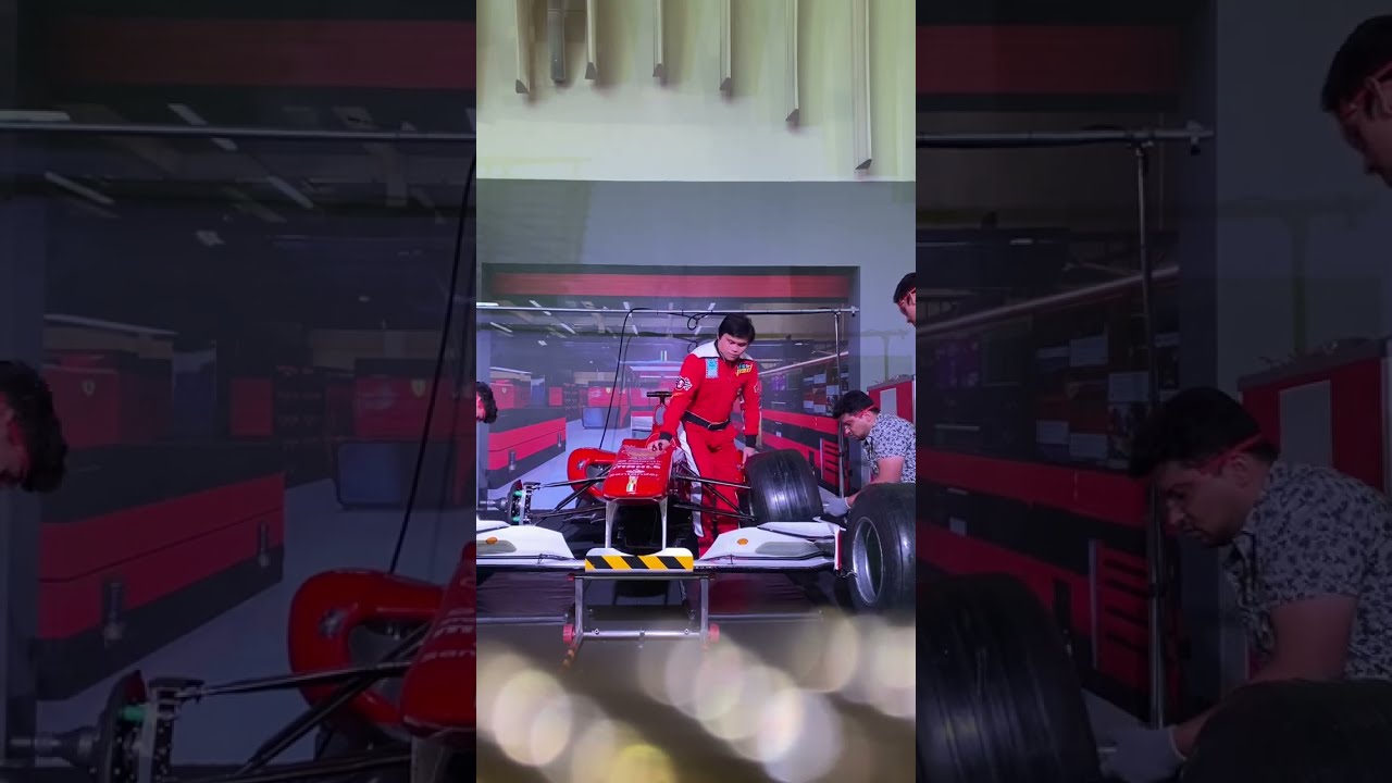 Try out for Ferrari Pit crew .. best time 9.2 secs