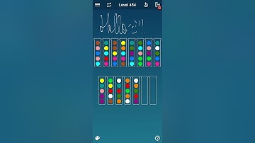 BALL SORT PUZZLE LEVEL 454