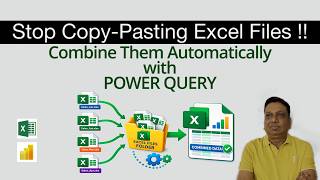 Combine Excel Files Automatically with Power Query | Stop Copy Pasting Excel Files with Power Query