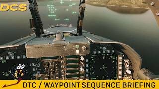 DCS F/A-18C Hornet DTC NAV points for Fridays mission