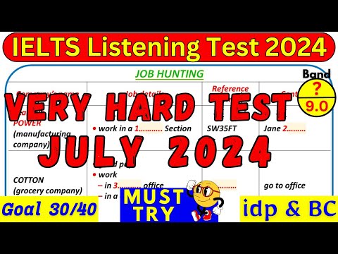 Difficult Ielts Listening Practice Test For 25 May 2024 With Answer Key | May Ielts Exam | Idp x Bc