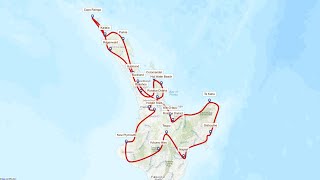 Tourablauf Neuseeland