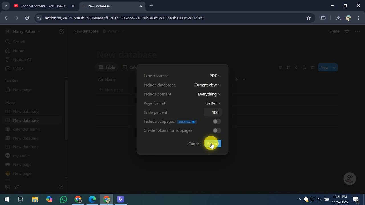 Как конвертировать Notion в PDF