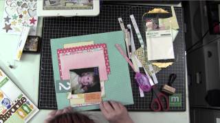 Process Video 133: Scrapbook Layout: Special Little Lady