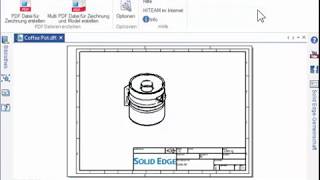Mit active.3DPDF von Hitteam Solutons 3D PDF aus Zeichnung mit 3D Model erstellen