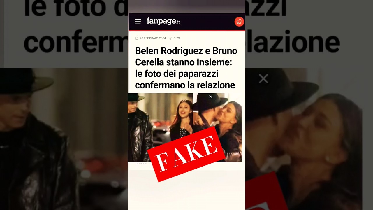 BELEN RODRIGUEZ smentisce la presunta relazione con Bruno Cerella 