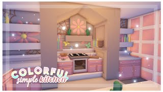 💐♡ COLORFUL simple kitchen ♡🍴 ▪︎ adopt me build ▪︎ || Official Pineapples 