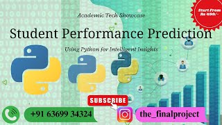 📘 Student Performance Prediction System Using Python |  Buying Details In Description