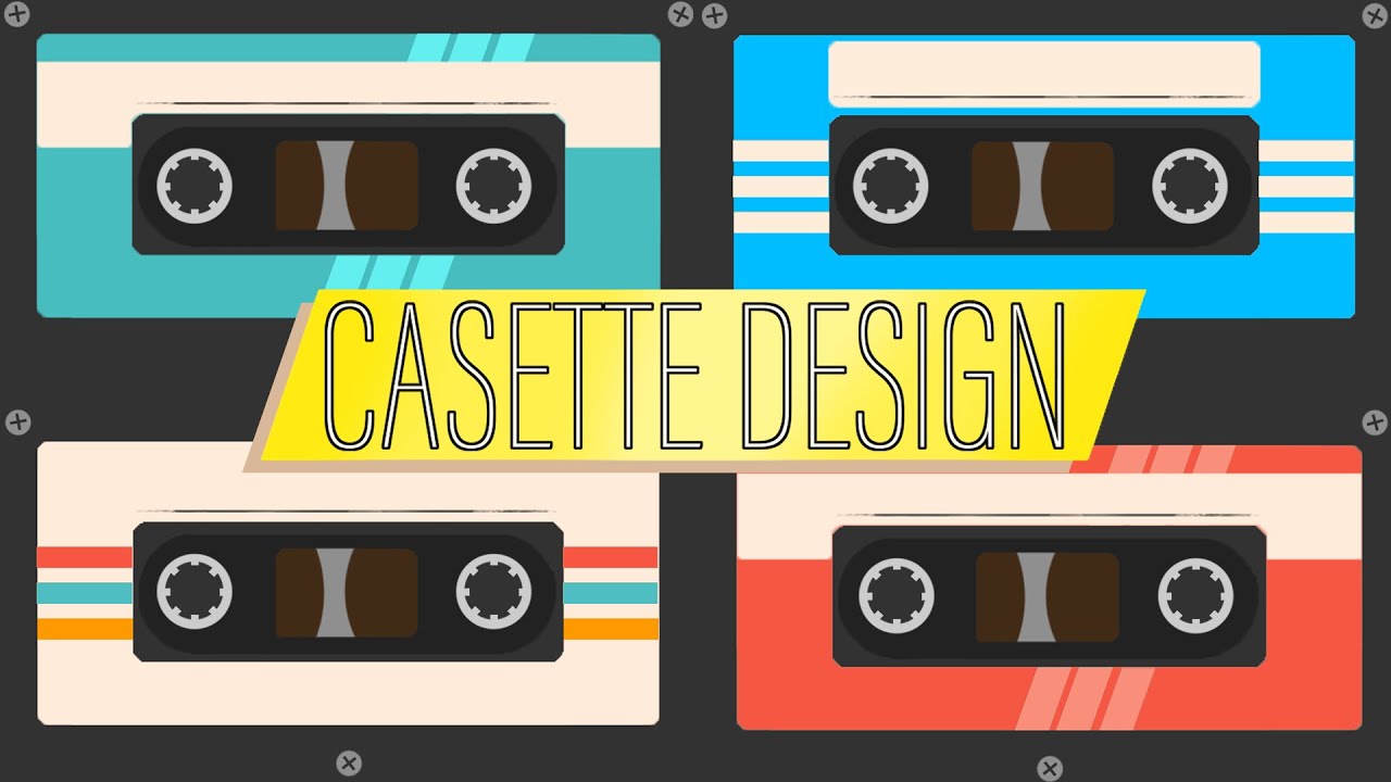 Cassettes various design | Lower Third Example