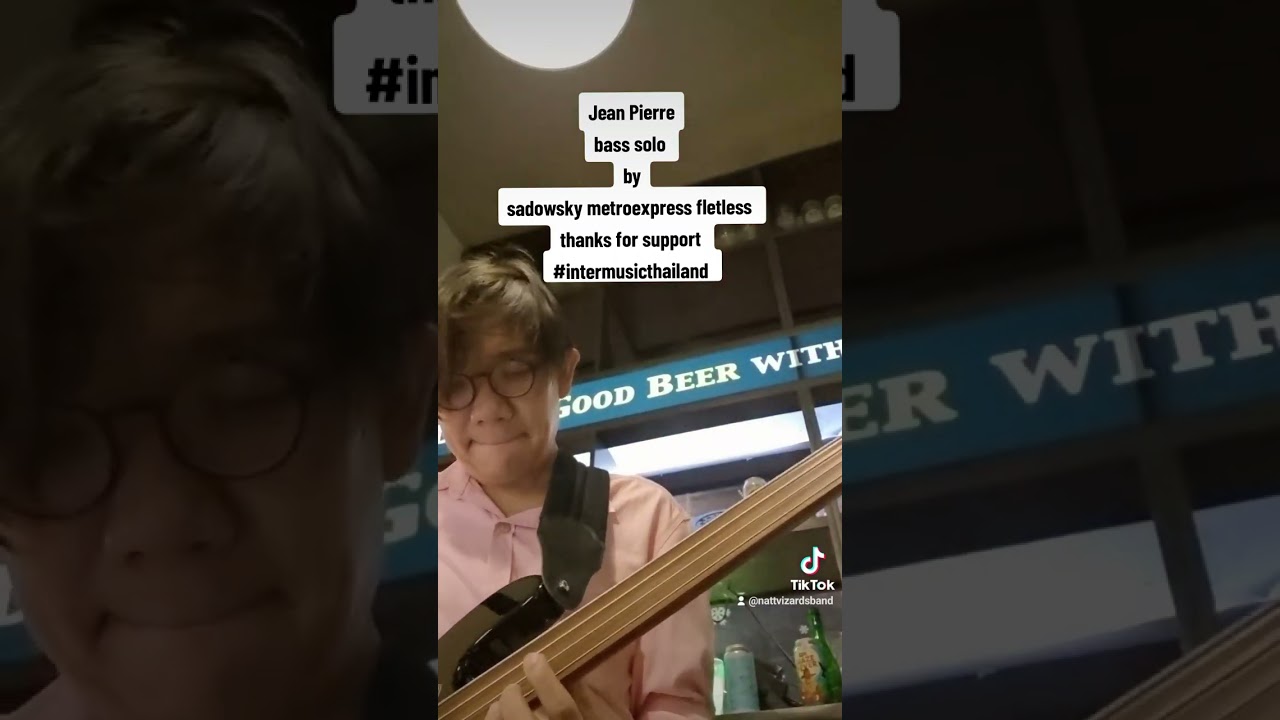 Jean Pierrebass solo bysadowsky metroexpress fletless