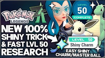 Pokemon Legends Z-A - New FORCED Shiny Spawn Trick is BROKEN & Fast Easy Level 50 Research Guide!