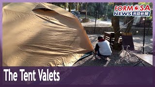 Professional tent builders cash in on camping craze