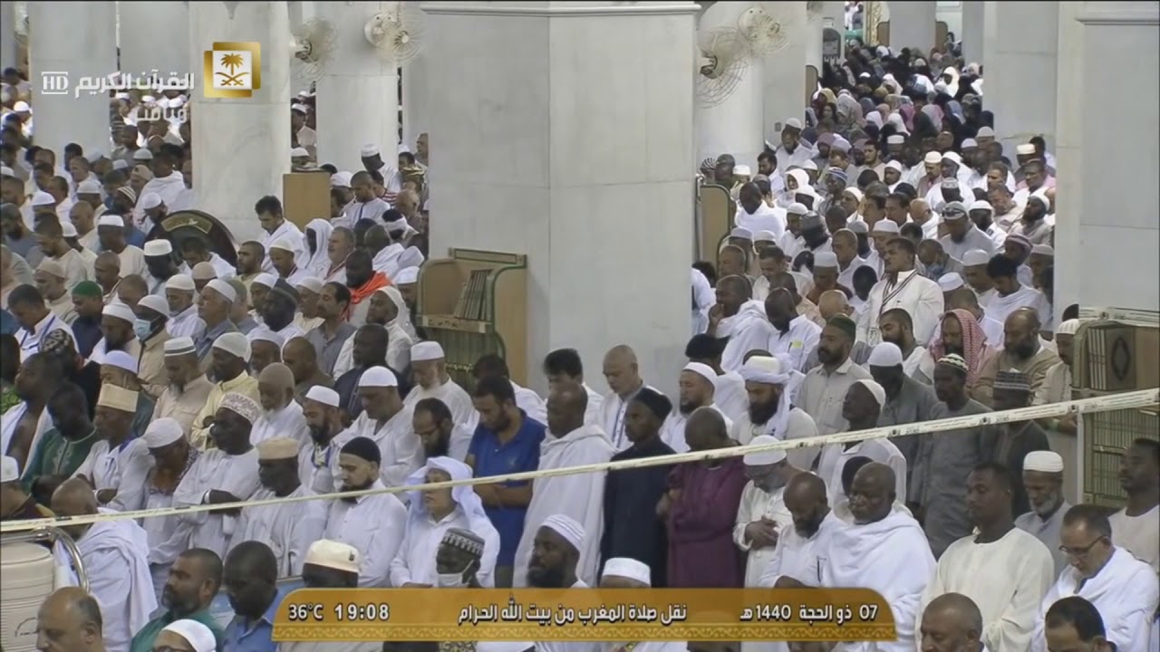 أداء حجازي أخاذ للشيخ عبدالله الجهني من آخر سورتي الحجر و النحل مغرب 7-12-1440هـ
